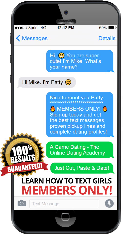 Online Dating Text Messages and Pickup Lines